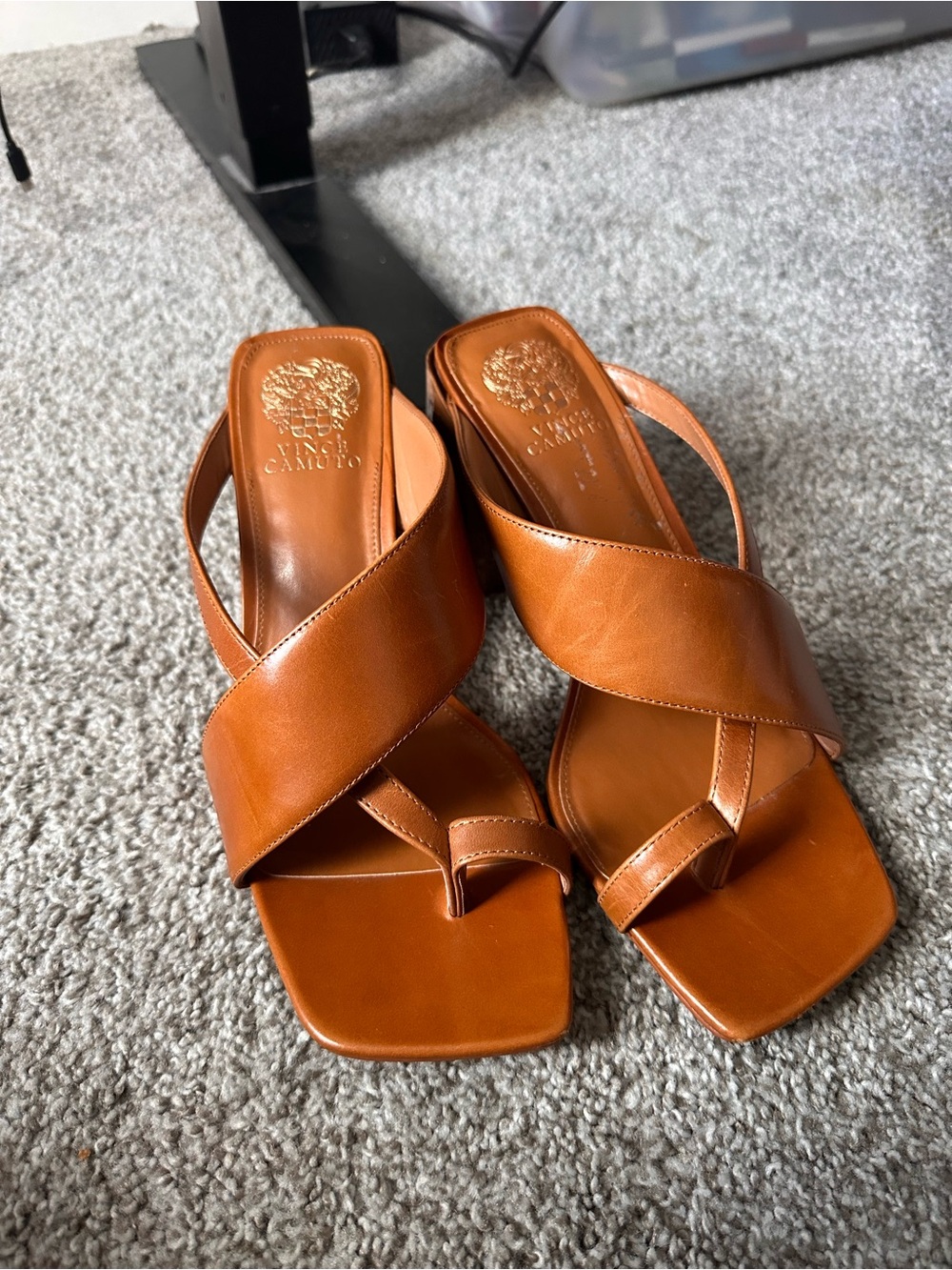 Vince Camuto square toe wedges